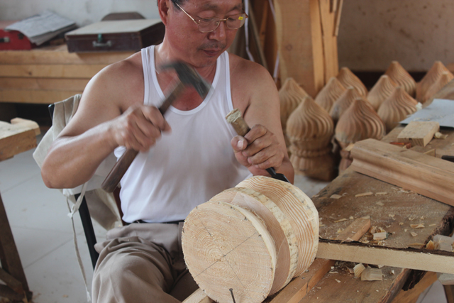 古建構(gòu)件制作安裝